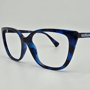 Ralph by Ralph Lauren RA5274 5775/V1 Havana Blue Cat Eye Sunglasses Frame 56mm